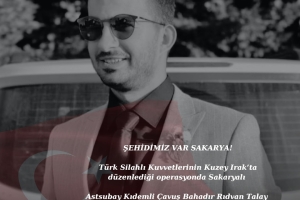 Şehidimize Allah’tan rahmet, ailesine ve yakınlarına başsağlığı diliyorum.