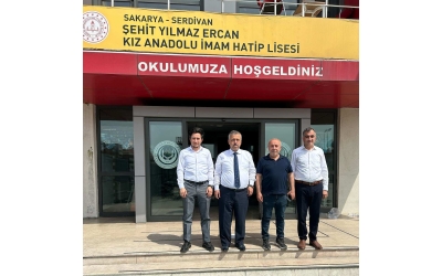 Yüksek İstişare Kurulu Üyemiz Taraklı’dan hemşehrimiz, Şehit Yılmaz Ercan Kız Anadolu İmam Hatip Lisesi Müdürü Kıymetli Kadir GEZER hocamızı ziyaret ettik.