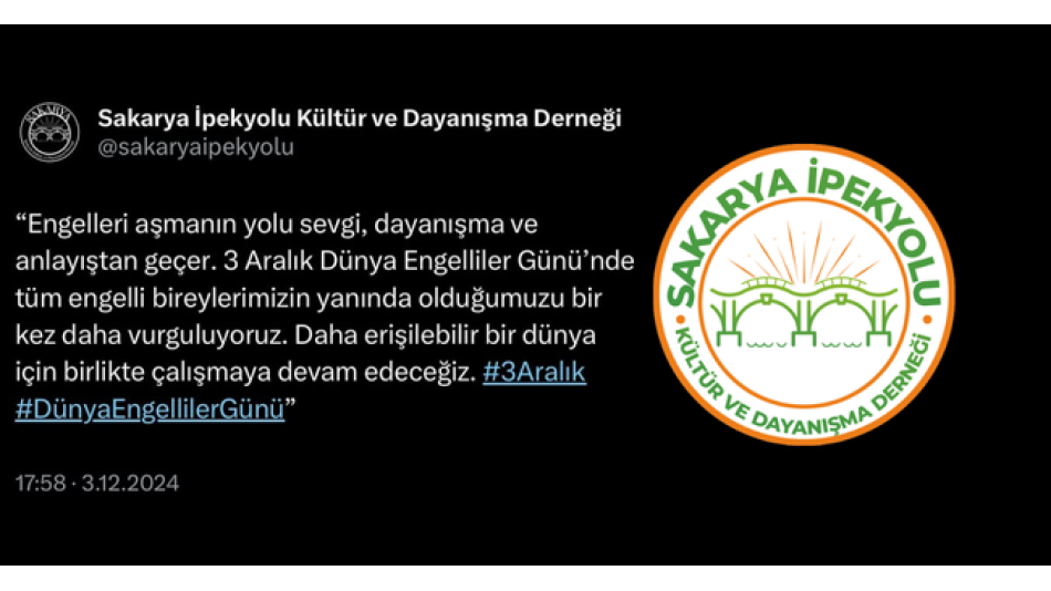 #3aralıkdünyaengellilergünü