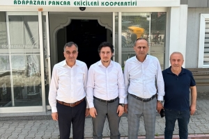Yüksek İstişare Kurulu Üyemiz, Adapazarı Pancar Ekiciler Kooperatifi (A.P.E.K) Yönetim Kurulu Başkanı, Kıymetli Sabahattin KARASAKAL başkanımızı ziyaret ettik.