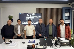 Dernek Başkanımız Fatih Eren, Yönetim Kurulu üyelerimiz Alaaddin Şengül, İlhami Yaman, İsmail İşbilir ile birlikte, Can Çolak Mühendislik firma sahibi Enes Can Çolak’ı ziyaret ettik. 