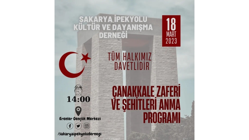 Merkez Ofis Açılışımıza ve Çanakkale Zaferi Şehitleri Anma Programı