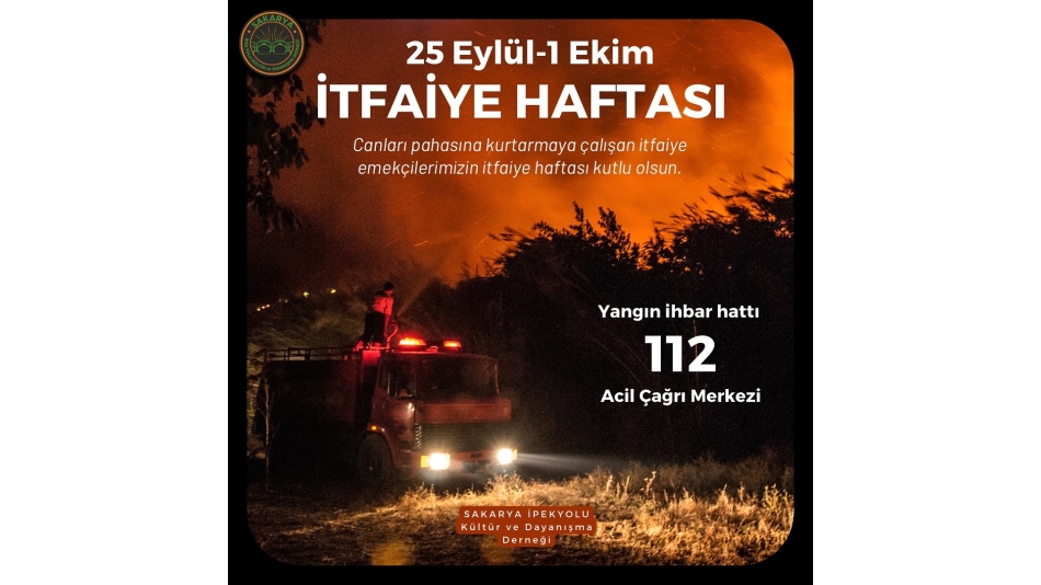 İtfaiye Haftası Kutlu Olsun!